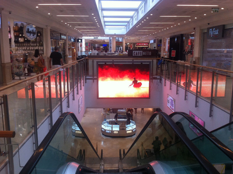 Indoor  Full Color P3.91 Led Advertising Screens 3840Hz customized cabinet size led screen advertising