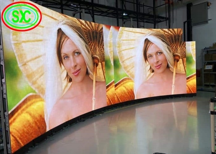 Indoor P6 Curve Curtain LED Display WIFI 3G Control with 5 years Warranty