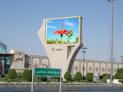 SMD3535 P10 Outdoor Full Color Led Display Waterproof 1/4 Scan 960*960mm