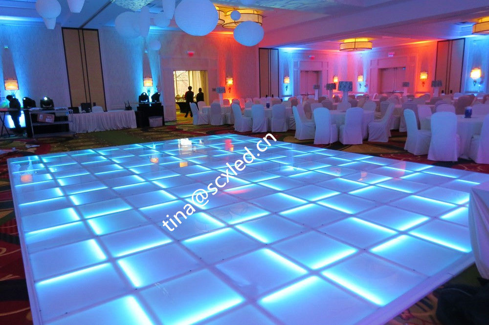 Indoor 4.81mm Pixel Pitch LED Dance Floor Panel 500x500mm IP65 Waterproof