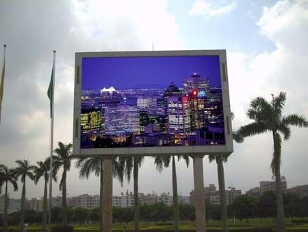 Outdoor P10 Full Color Advertising Led Video Panels Screens High Definition