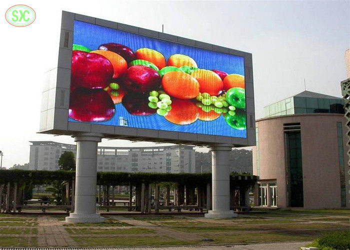 Steel And Aluminum Led Advertising Board P10 Outdoor Led Display smd3535 large outdoor led display screens