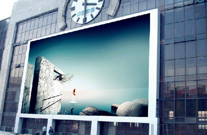 Full Color P10 Billboard Video Wall Outdoor LED Display Screen For Commercial Advertising
