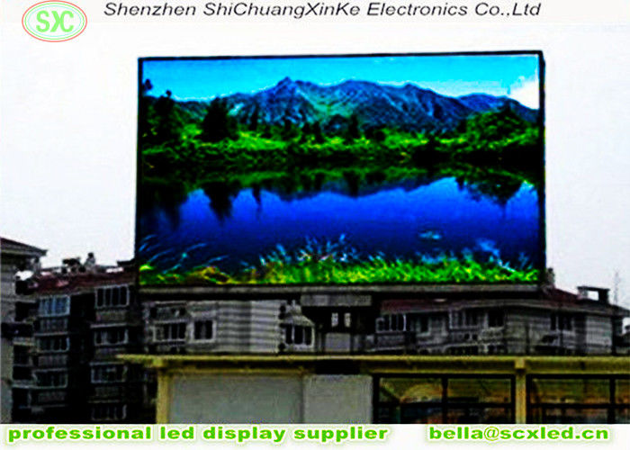 Customizable Advertising LED Screens 43222/m2 Pixel Density 250*250mm Module Size