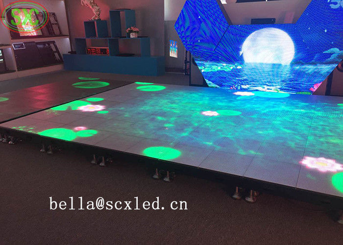 Indoor SMD3535 Sound Active Dj Led Disco Dance Floor Warm White Beam Panels