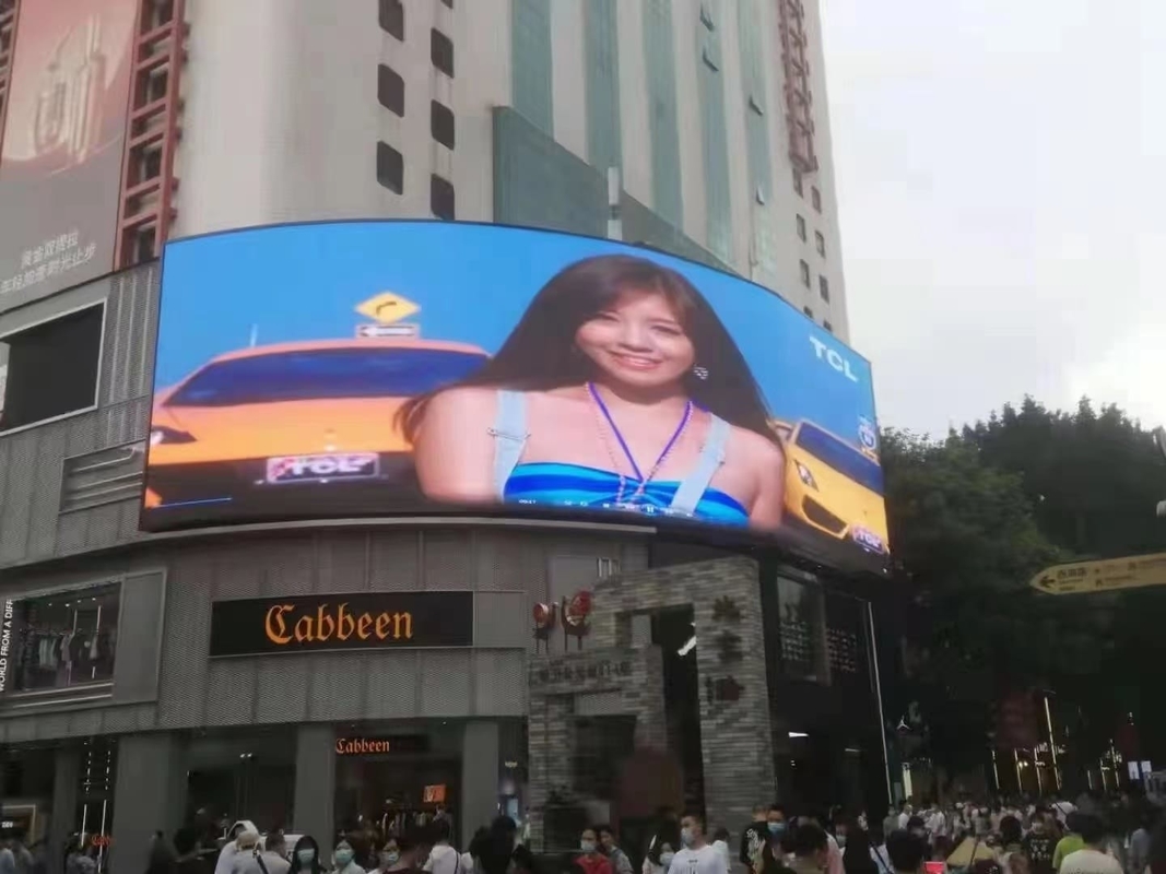 SMD Full Color Led Display Board P6 P8 P10 Brightness Steel Cabinet led display screen