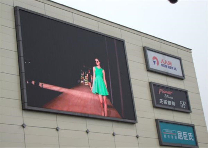 Hanging Outdoor Full Color Advertising LED Billboard P10 Shopping Market Video Wall