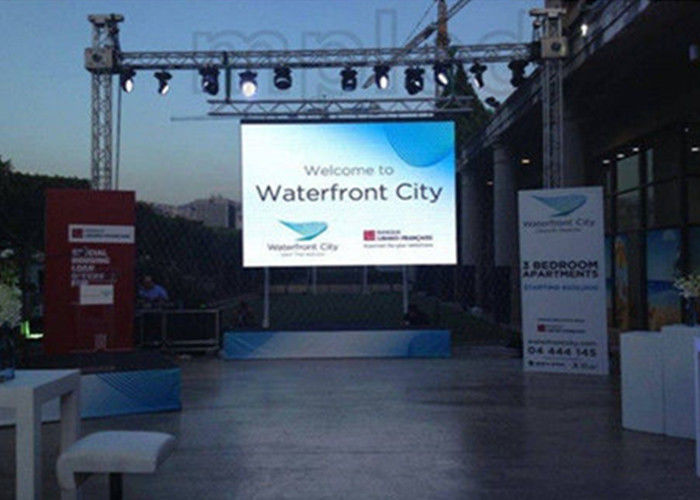 P4.81mm Indoor Outdoor Waterproof Full Color LED Rental Display Screen 500x500mm