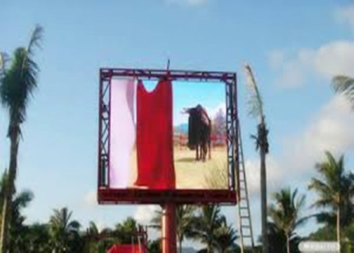 Outdoor Full Color 5000cd / ㎡ Brightness 960*960mm Cabinet Size P8 LED Advertising Billboard