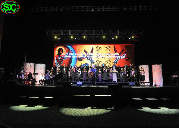 indoor Stage Background Led Display / 3.91mm Pixels Led Full Color Display