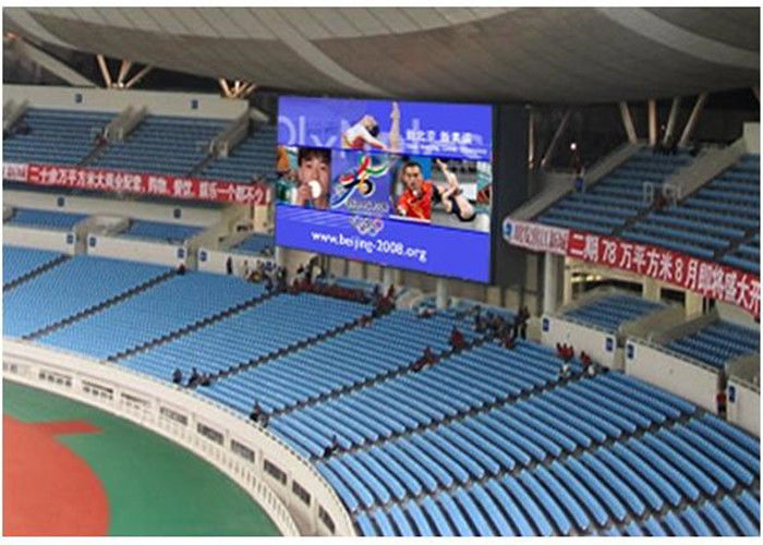 P10 Outdoor LED Display For Stadiums IP65 Waterproof 10mm Pixel High Brightness