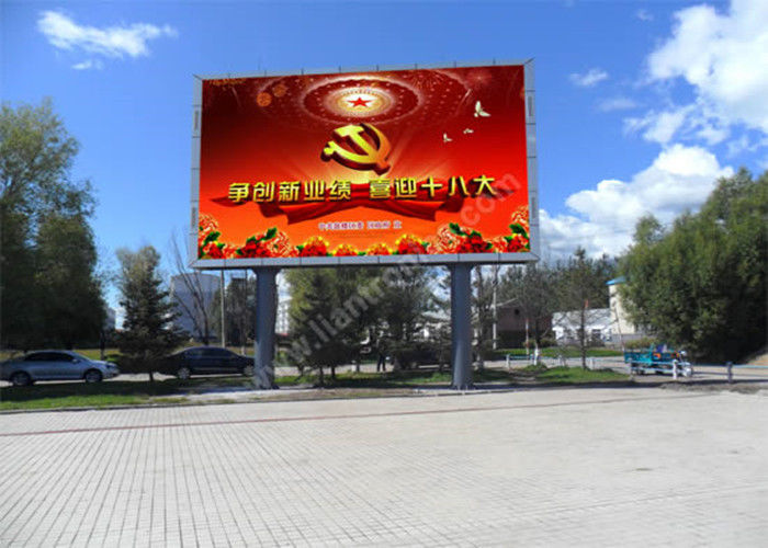 P10 Outdoor Waterproof Full Color LED Billboard 10mm Pitch 5000cd/M2 Brightness