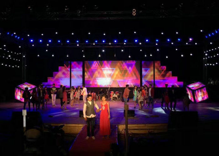 Standard Die-Cast Aluminum Cabinet SMD1515 P2.5 Indoor Full Color Display interactive led dance floor