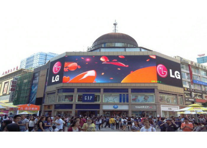 P10 P16 Outdoor Full Color LED Display With 8500 Nits Brightness 3 years warranty