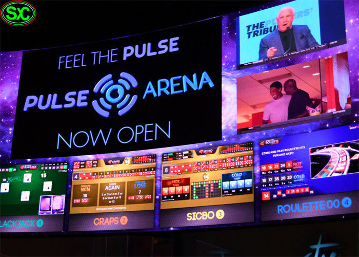 Fixed Full Color P5 Outdoor Waterproof LED Rental Signage 192mm * 192mm Module 3 Years Warranty
