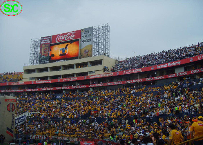 RGB outdoor electronic led display boards, High definition for Football Stadium