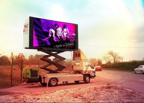 Rental customized large full-color outdoor advertising LED display 1R1G1B