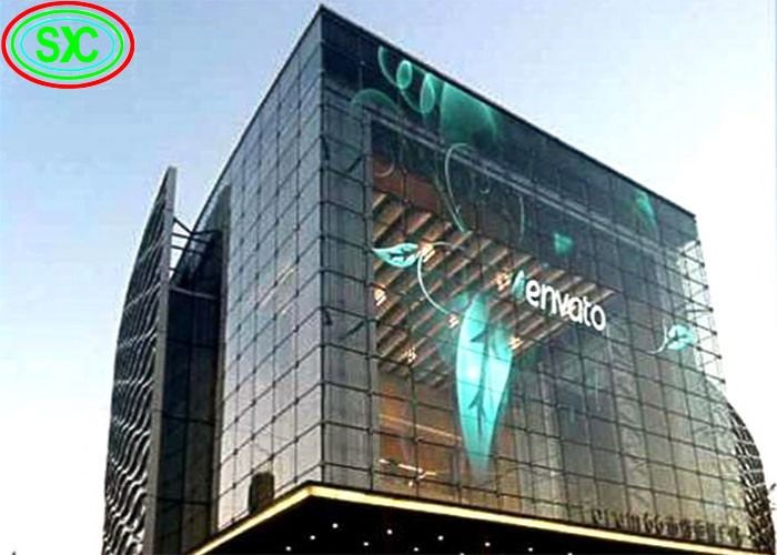 Transparent LED Screen Driving Method Module Weight 0.2KG/PC Cabinet Weight 6.2kg for Your Advertising Solutions