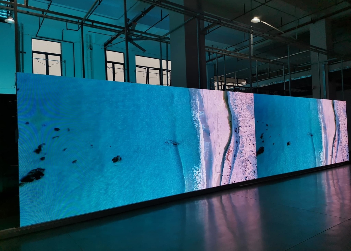 P4 Commercial Indoor Advertising Flexible Film Group , LED Full Color Display 768mm*768mm