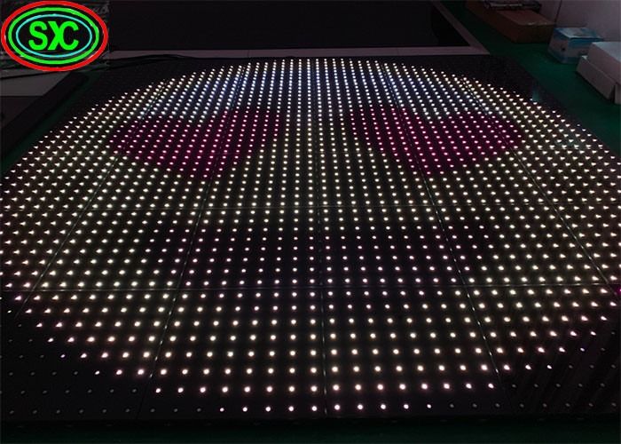 RGB Indoor LED Dance Floor Screen 4.81mm Pixel SMD3535 500x500mm