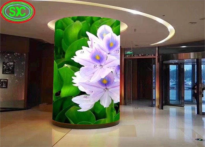 High Brightness HD Rental Soft Module P2.5 P3 P4 P5 Indoor Fixed LED Flexible Cylindrical Video Wall