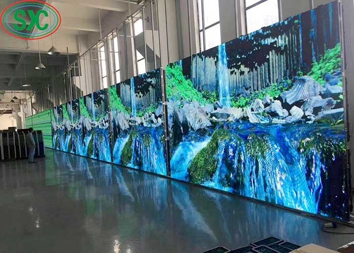 High Definition 5mm Pixel Pitch SMD LED Screen Outdoor IP65 Waterproof RGB Media Wall with 32*32 Module Resolution