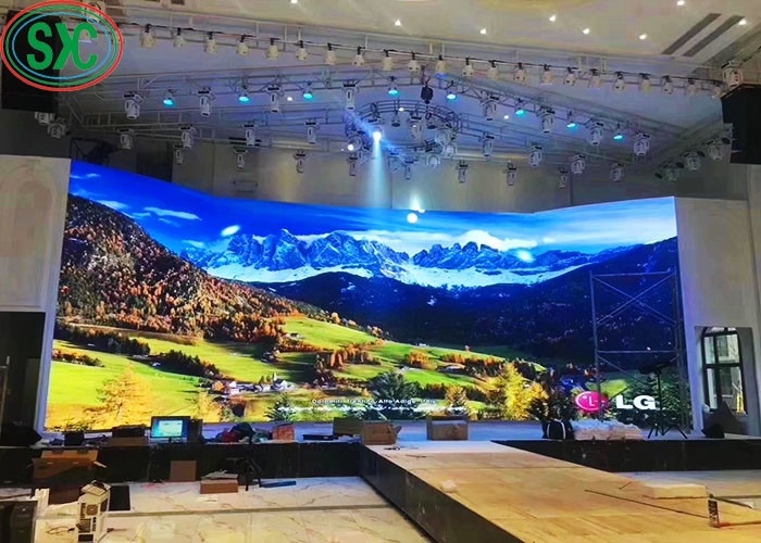 100000 Hours Lifespan P3.91 Indoor LED Mesh Curtain Signage Display with 65410 Pixel Density and Clear Transparency
