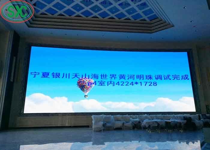 SMD2121 P4 Indoor RGB LED Die-Casting Aluminum Screen Full Color Display Fixed Iron And Steel Cabinet