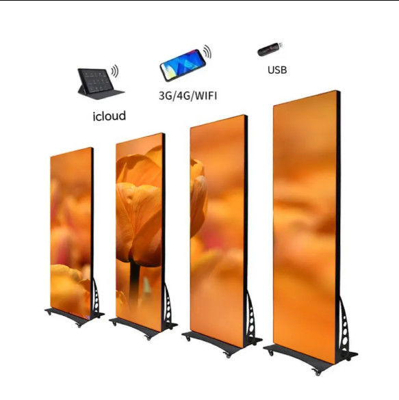 P2.5mm LED Poster Display with SMD2121 Chips and Aluminum Panel Material