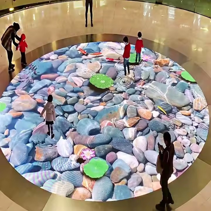 Customizable Disco Ball Dance Floor with 20W Power Consumption and ≥100 Life Span