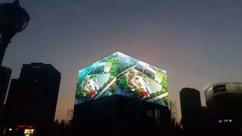 High Resolution Outdoor  p10 Full Color LED Display with Stable Performance for TV Broadcasting Signal 10mm Pixel Pitch 7000 cd/m2 Brightness 16.7 Million Colors IP65/IP54 Protection 800W/m2 Max Power