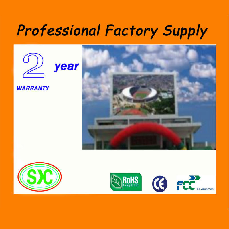AC 110/220V Input Voltage Outdoor Full-color LED Display with Rgb 3in1 Pixel Configuration