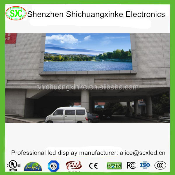 Video Display Function Outdoor Full-Colour LED Wall with Long Lifespan of 000 Hours