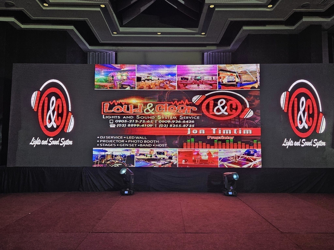 640000dots/m2 Density Fine Pitch Led Display with Full Color Tube Chip and Die-cast Aluminum Cabinet Material