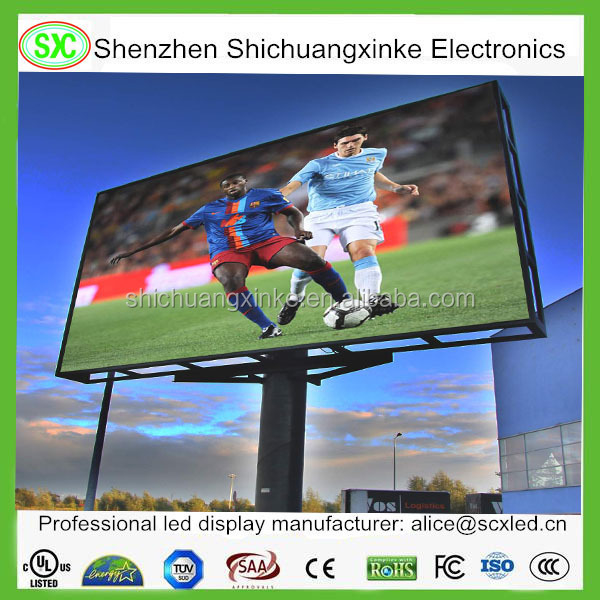 Full Color 625-630nm Score Led Billboard for Versatile Advertising Solutions with Average Power Consumption of 860w/m2