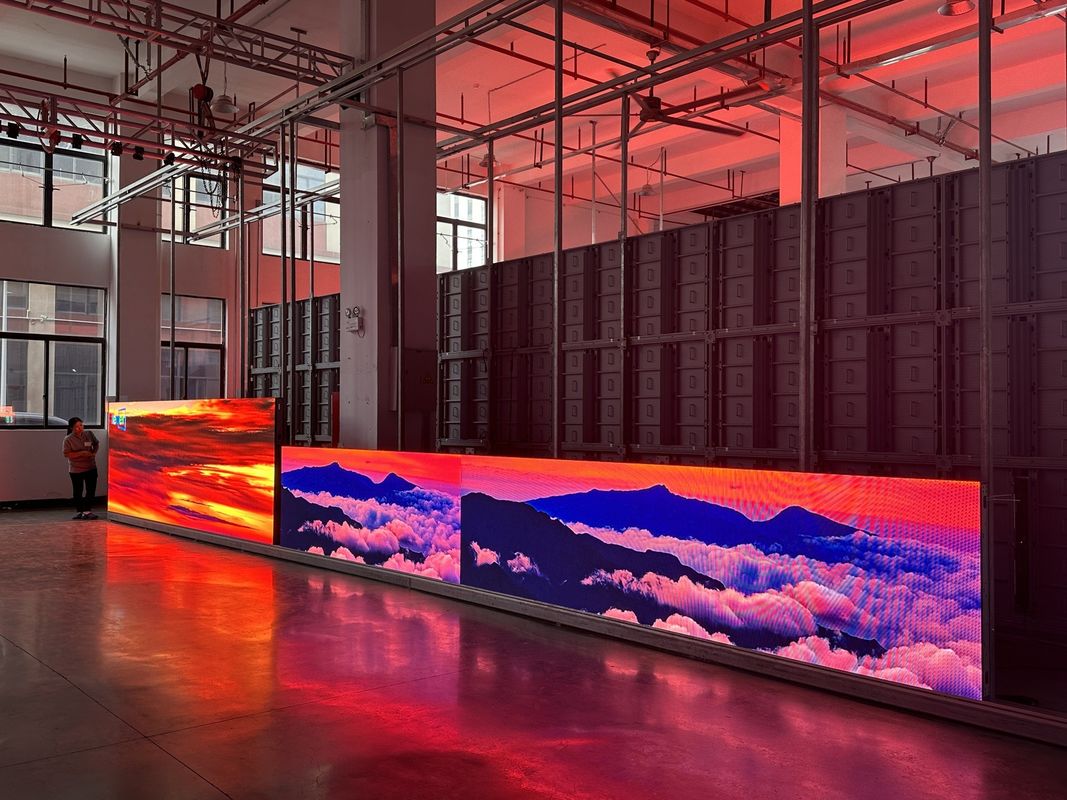 Outdoor Rental Suspended LED Information Display RGB High Resolution P6 For Promotion