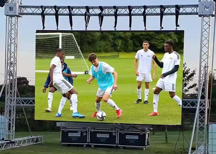 Rental Stadium Full Color Advertising LED Display P6 High Resolution Module 192*192mm