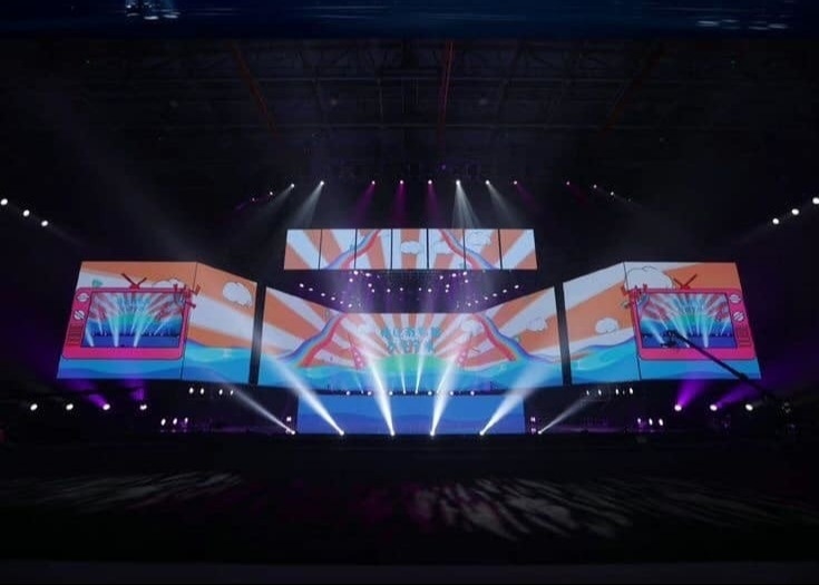 Full Color Rental LED Display Module P10 1RGB Suspended LED Advertising Display