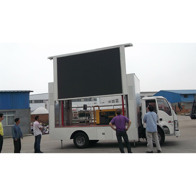 Truck-mounted Mobile Truck LED Display with Average No Failure of 1000hours and Full Color Tube Chip Color