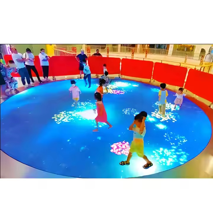DMX512 Control System LED Dance Floor with Glowing Lighting Effect and High Refresh Rate of 3840hz/s
