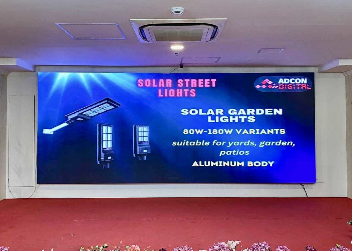 COB P1.25 Indoor Die-Casting Aluminum Cabinet Full Color LED Display DC5V Advertising Module 160*160mm