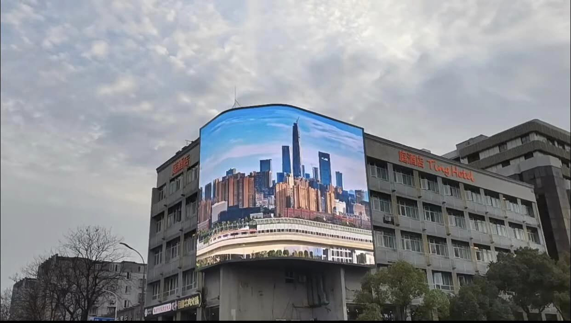 Rgb 3in1 Pixel Configuration Outdoor Full Color LED Display with 5V/40A Switch Power Loading and 320x160mm Module Size