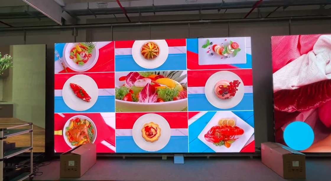 RGB P2.6 Indoor Die-casting Aluminum Full Color LED Display Rental 3840HZ HD Video Screen 250*250MM