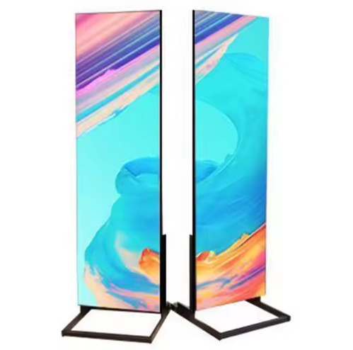 Led Poster Advertising Indoors P1.8 P2.5 Portable Pantalla Led Matrix Panel Module Billboard Foldable Led Poster Display