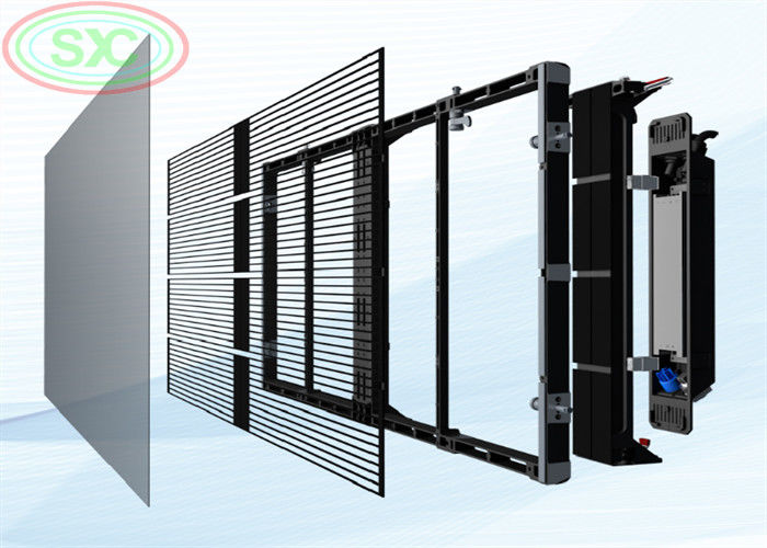 Long lifespan of 50 000 hours for LED transparent display suitable for construction and interactive media