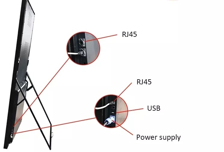 Aluminum Cabinet LED Poster Display with P2.5mm Pitch and 320x160mm Module Size