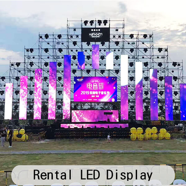 Warehouse Stocks Rental LED Display with Die-casting Aluminum Cabinet and 0.25 Kg Module Weight