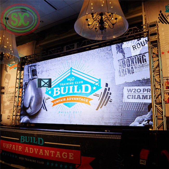 High Density 112896 Dot/m2 Indoor Full Color LED Display with Die-cast Aluminum Material and 250*250mm Module Size
