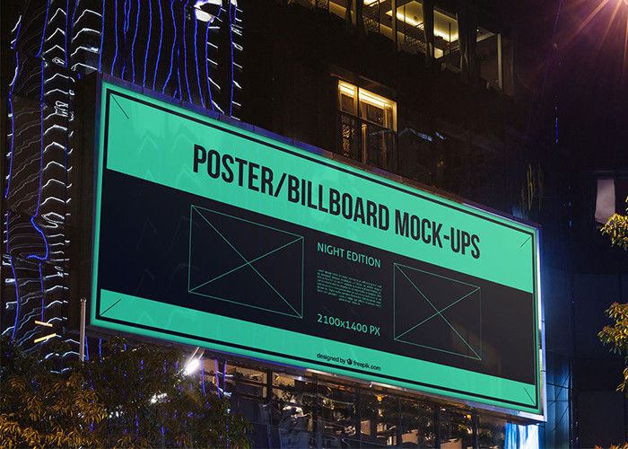 Waterproof Advertising LED Screen P8 Outdoor Full Color 1/4 Scan Mode HD