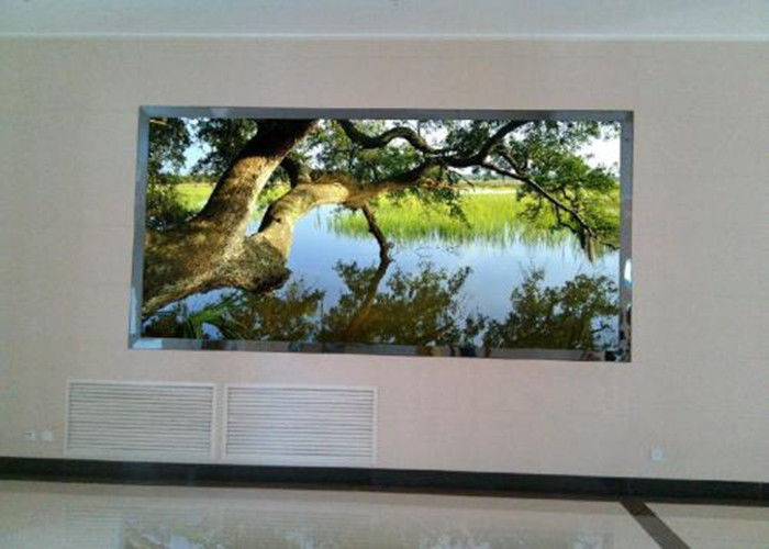 Advertising Screen Indoor Full Color Led Video Display Panel 3.91mm Pixels Rental Or Fix